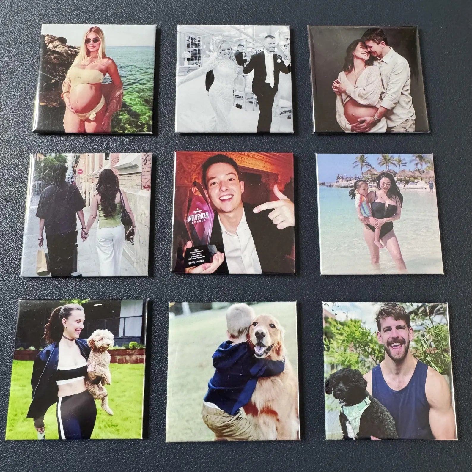 Custom Photo Magnets : Square 2x2 Personalised Gift