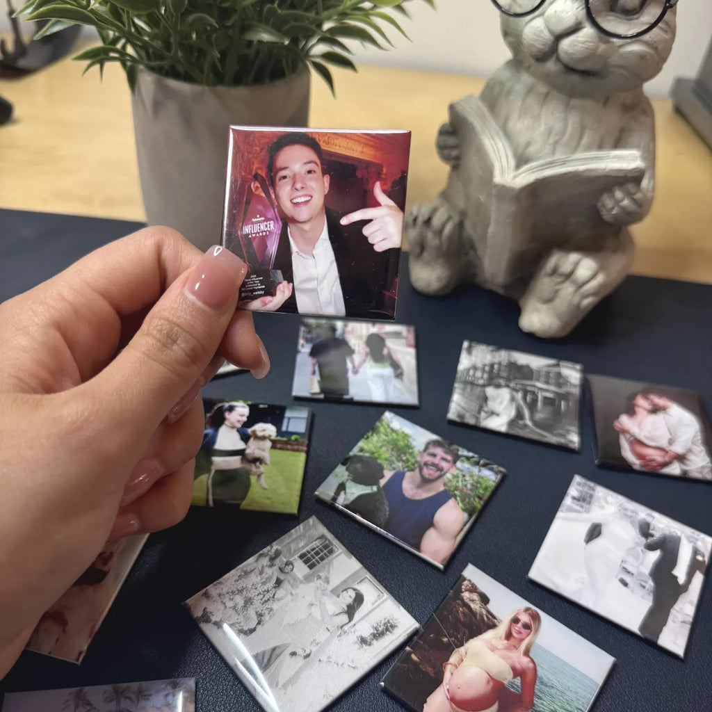 Custom Photo Magnets : Square 2x2 Personalised Gift