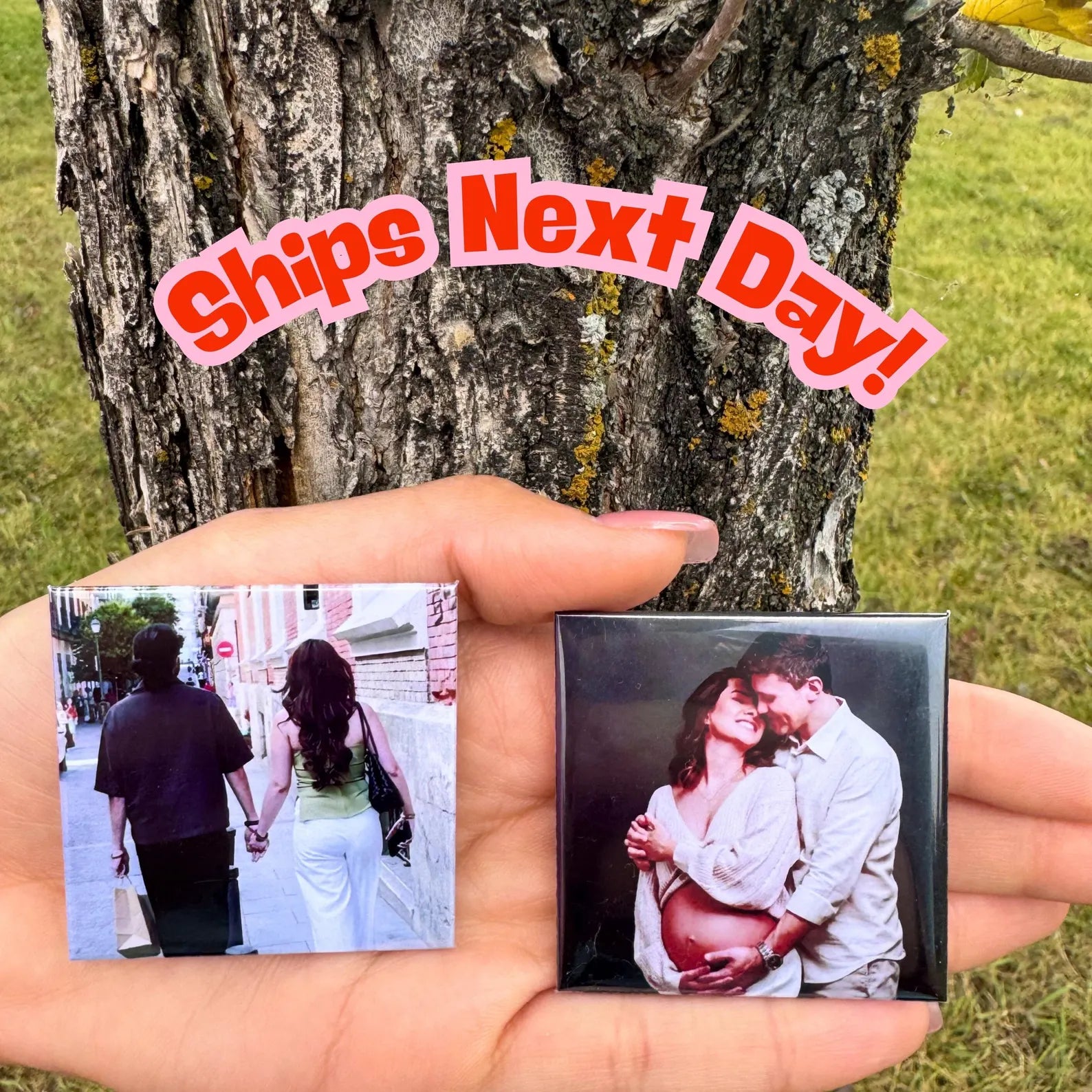 Custom Photo Magnets : Square 2x2 Personalised Gift